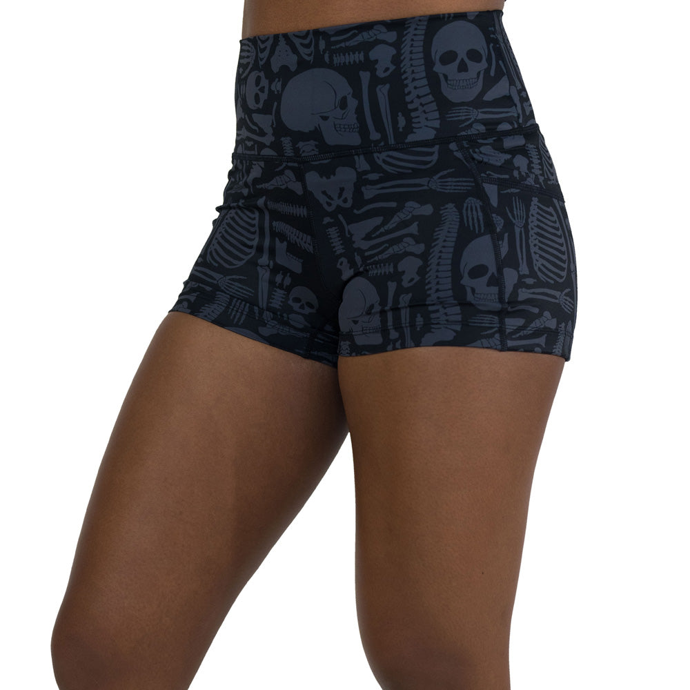 Baddie To The Bone Women's Fashion Shorts - Trendy High Waisted Summer Casual Shorts for Streetwear & Outfits | Perfect for Beach, Gym, and Everyday Wear
