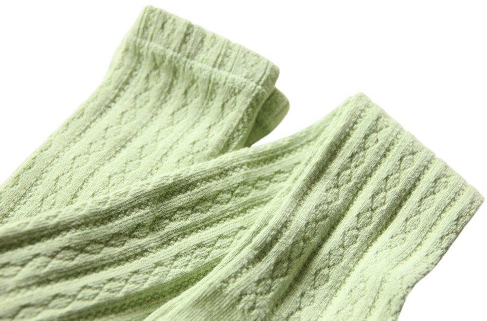 Little Girls' Solid Knitted Footed Tights - Soft Cotton Stockings & Leggings for Toddlers - Perfect for Winter, School Uniforms & Playtime