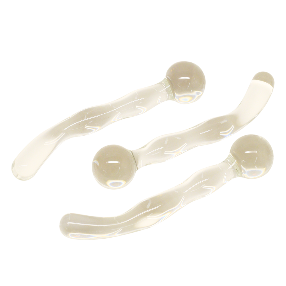 Sensual Swirl Glass Yoni Wand - Premium Crystal G-Spot Massager for Women's Pleasure & Tantric Healing - Perfect for Couples Play, Self-Care & Spiritual Wellness