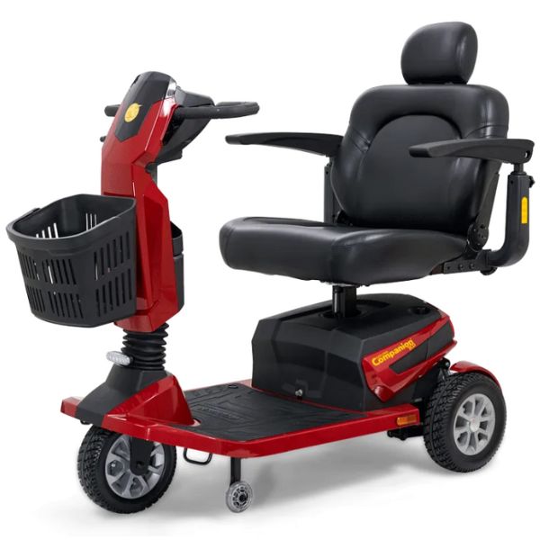 Golden Technologies Companion HD Bariatric Mobility Scooter - Heavy Duty Electric Wheelchair for Adults, 500 lbs Weight Capacity - Perfect for Indoor/Outdoor Use, Shopping, Travel & Daily Mobility Assistance