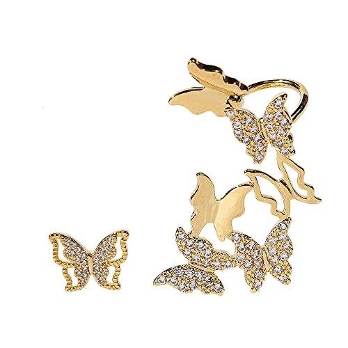 Gold Butterfly Ear Cuff