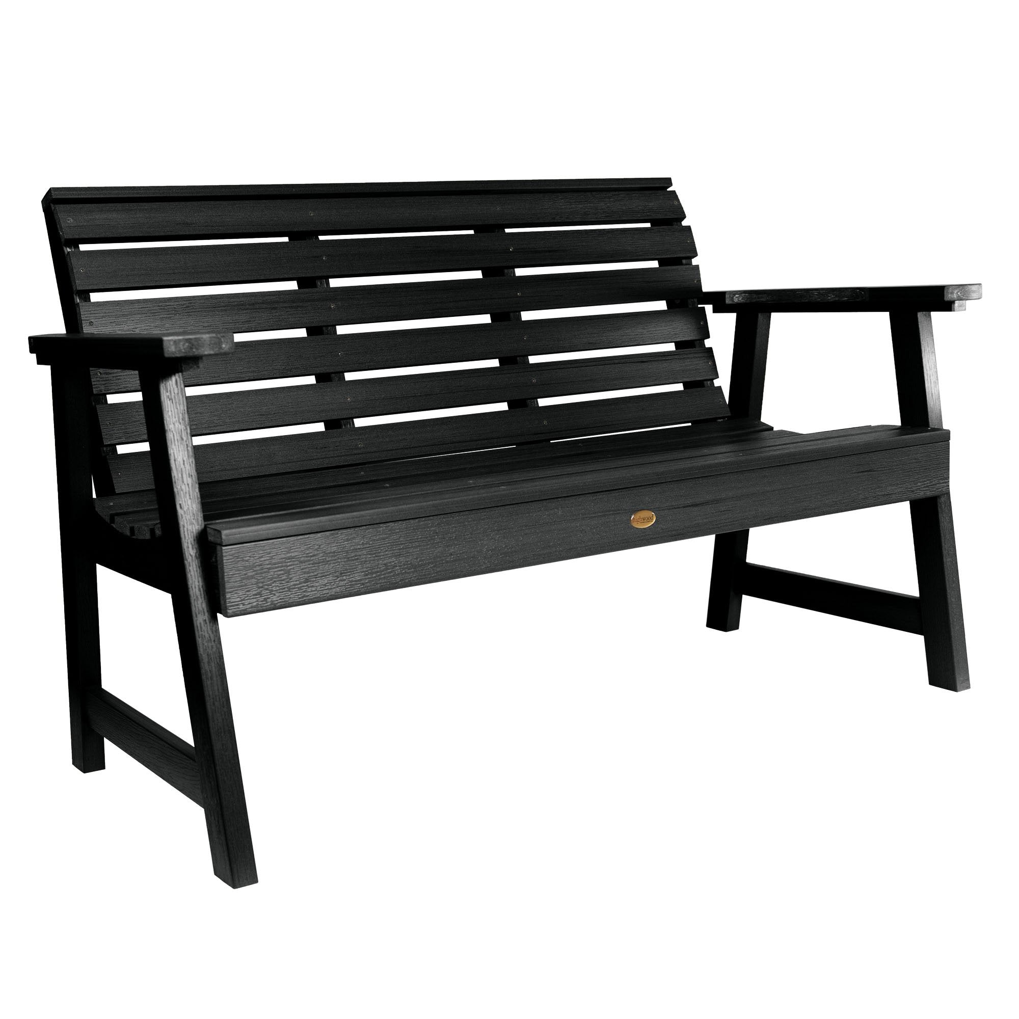 Weatherly 4ft Garden Bench - Durable Outdoor Patio Furniture for Backyard, Porch, and Garden Relaxation