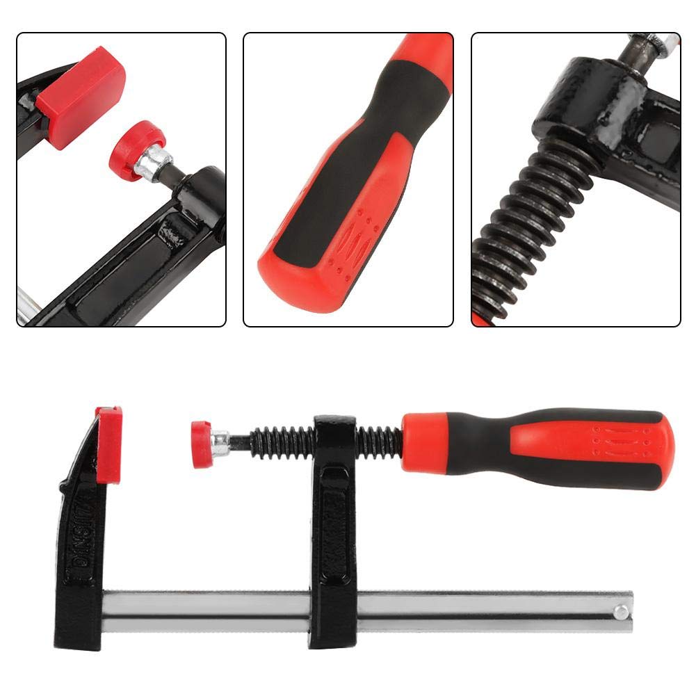 4Pcs Heavy Duty F Clamps 50x150mm - Woodworking Bar Clips for DIY & Crafting