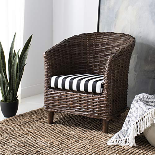 Brown/Black White Cushion