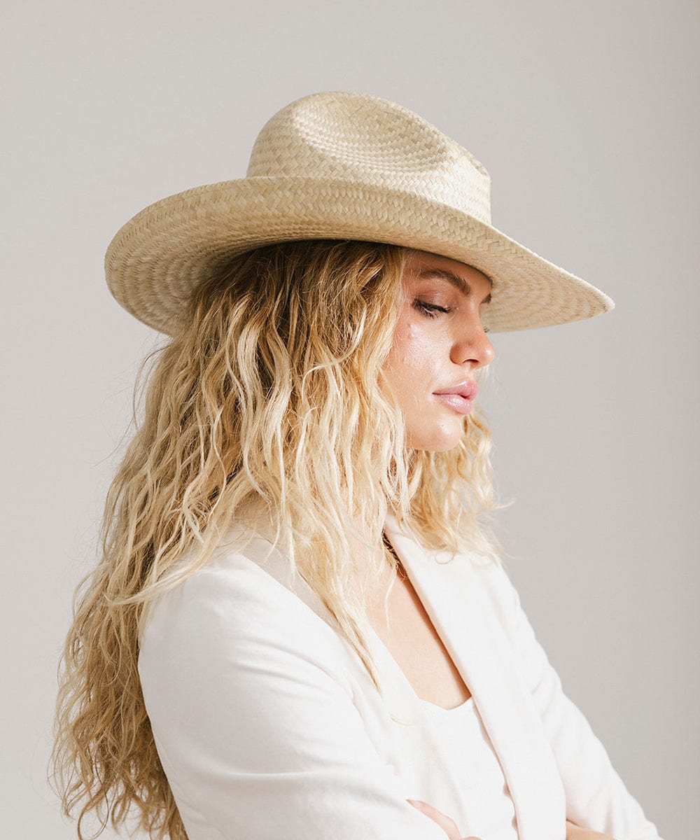 Linny Straw Cowboy Hat for Women - Western Style Sun Hat with Wide Brim - Perfect for Outdoor, Beach, Rodeo & Country Music Festivals