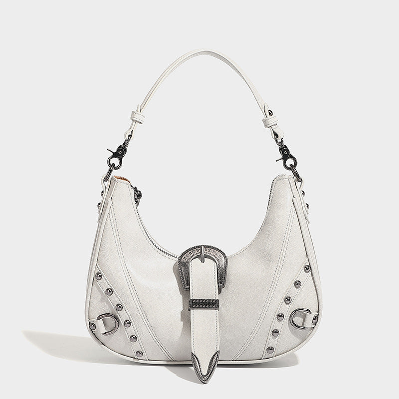 Stylish Vegan Leather Bucket Shoulder Tote Bag with Adjustable Strap - Perfect for Work, Travel & Everyday Use