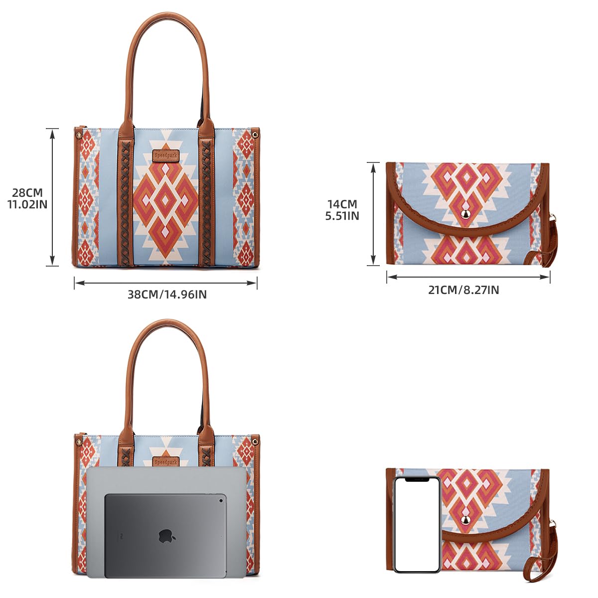 Stylish Vintage Boho Women's Travel Tote Bag - Large Work Shoulder Purse for Everyday Use, Office & Weekend Getaways
