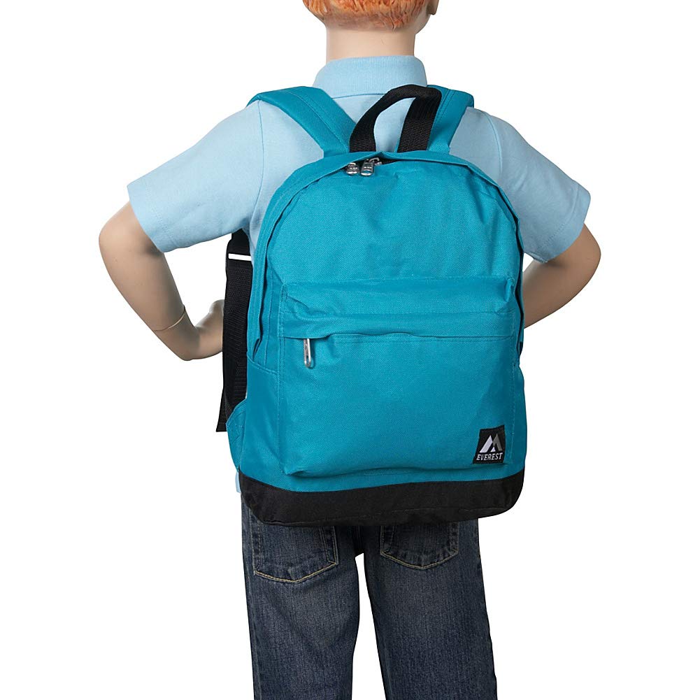 Everest Small Backpack for Hiking & Travel - Rustic Orange Outdoor Daypack - Lightweight Compact Backpack for Men & Women - Perfect for Camping, School & Daily Use