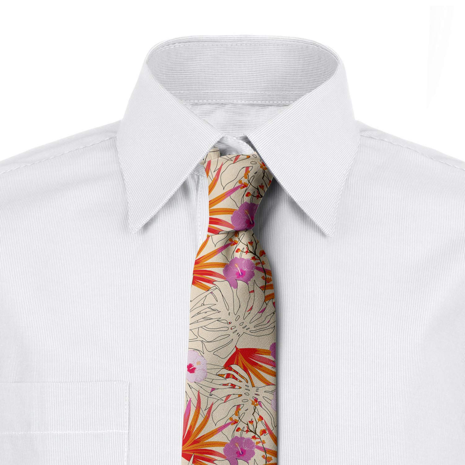 Ambesonne Men's Necktie - 3.7