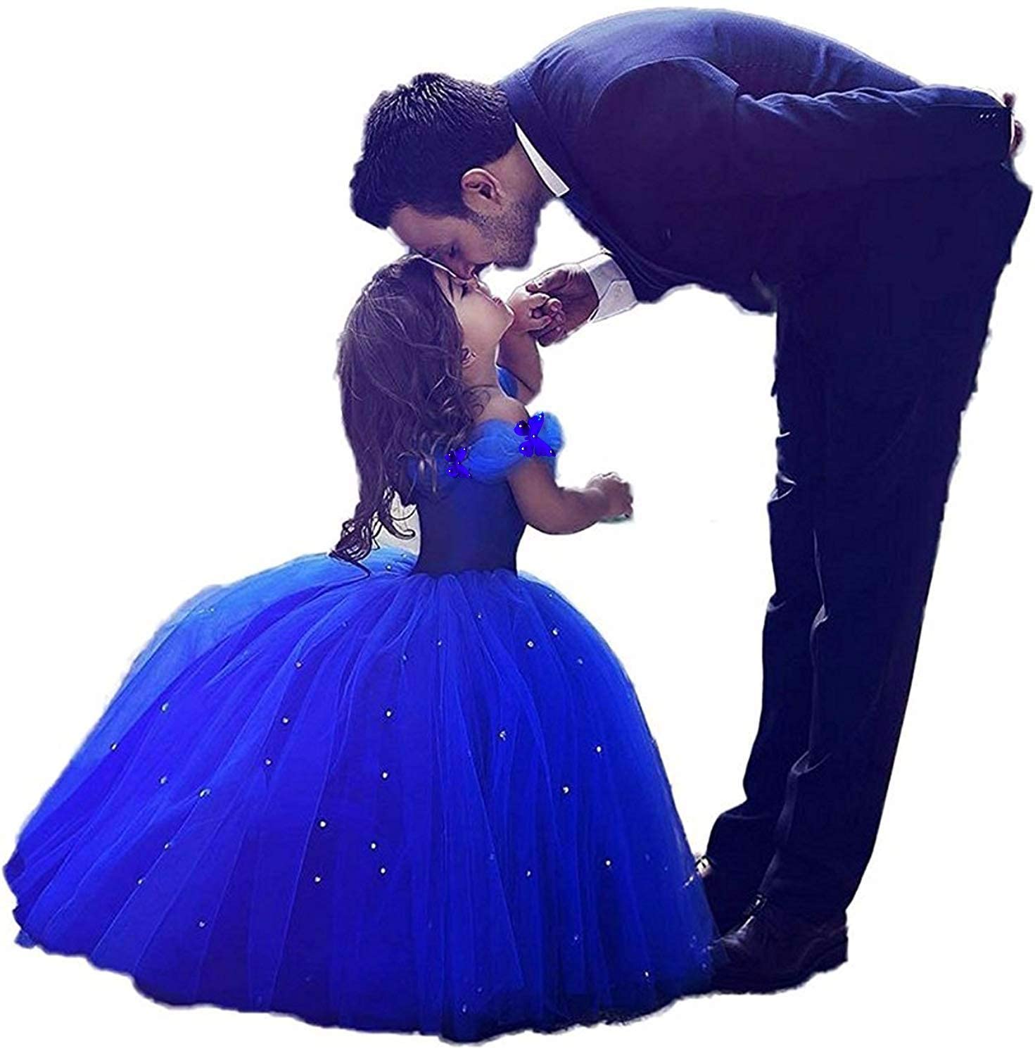Cinderella Princess Ball Gown for Girls - Elegant Tulle Flower Girl Dress for Pageants, Weddings & Special Occasions | Perfect for Birthday Parties, Pageant Competitions & Fairy Tale Costume Events
