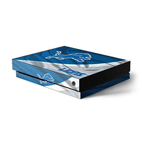 Official NFL Detroit Lions Gaming Skin for Xbox One X - Custom Decal Wrap Compatible with Xbox One X Console - Perfect for Gaming Enthusiasts & Sports Fans