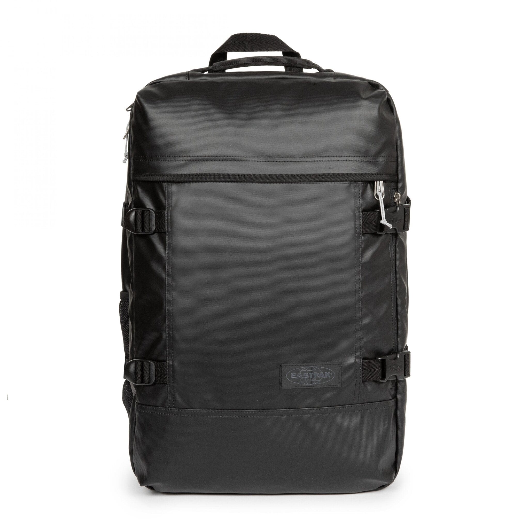 Eastpak Travelpack Tarp Black - Durable Backpack for Travel, School & Work | Water-Resistant & Spacious Design for Commuters & Students