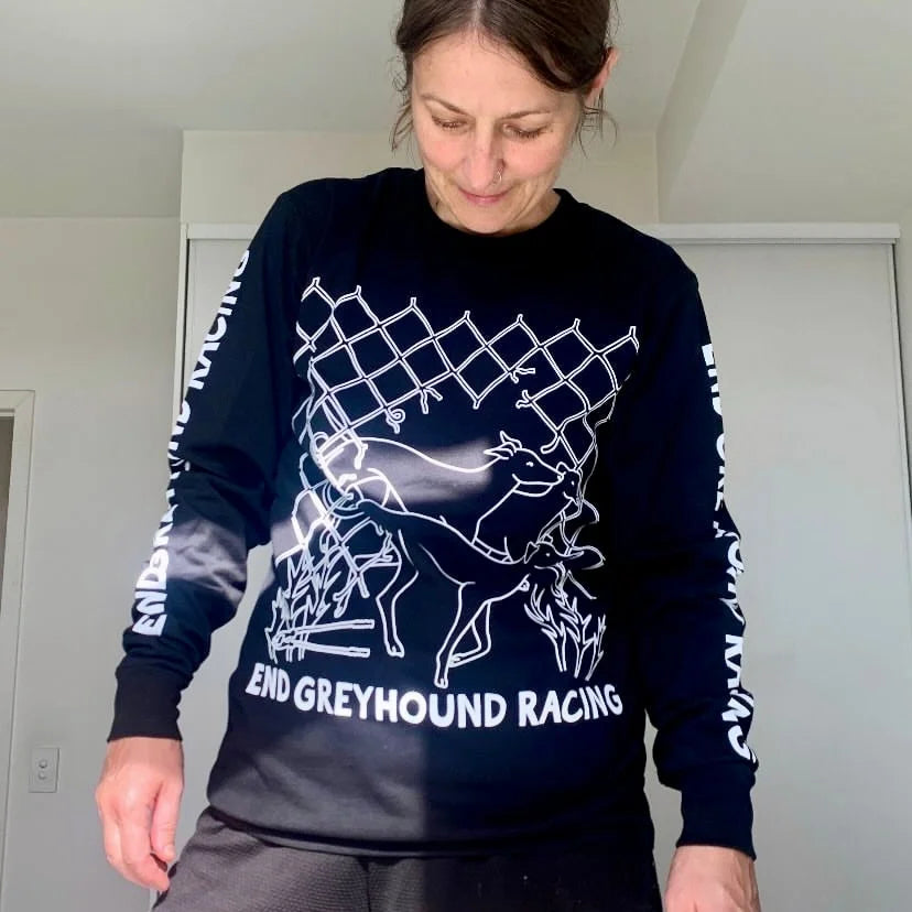 Greyt Greys End Greyhound Racing Long Sleeve Shirt - Comfortable & Stylish Dog Lover Apparel for Casual Wear & Outdoor Activities