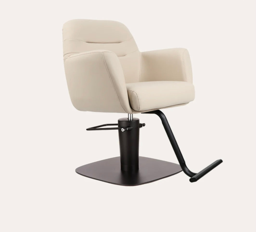 Premium Gemma Salon Chair - Hydraulic Adjustable Styling Chair for Hairdressers & Barbers - Perfect for Salons, Spas & Home Use