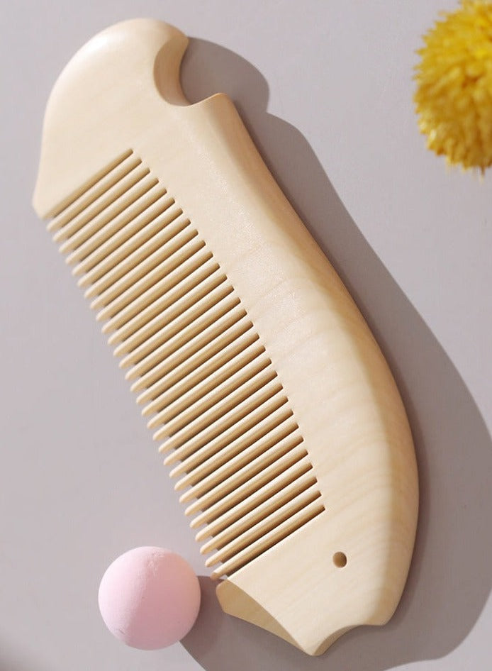 Handmade Natural Wood Hair Comb for Women & Men - Eco-Friendly Detangling & Styling for Healthy Hair - Perfect for Daily Use, Travel & Gifts
