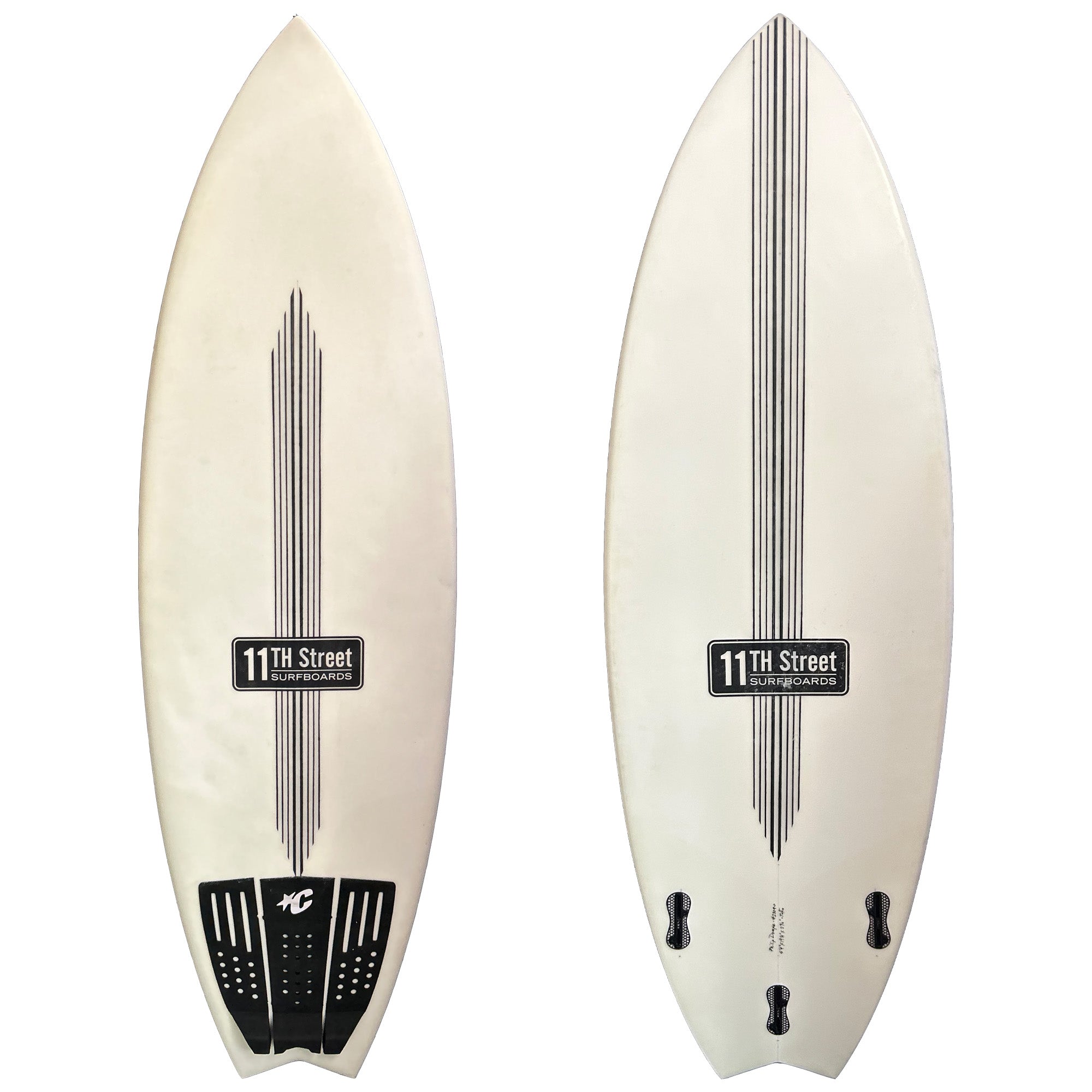11th Street Surfboards Puffin 5'4 FCS II Surfboard - Perfect for Beginners & Intermediate Surfers | Beach Waves & Coastal Adventures