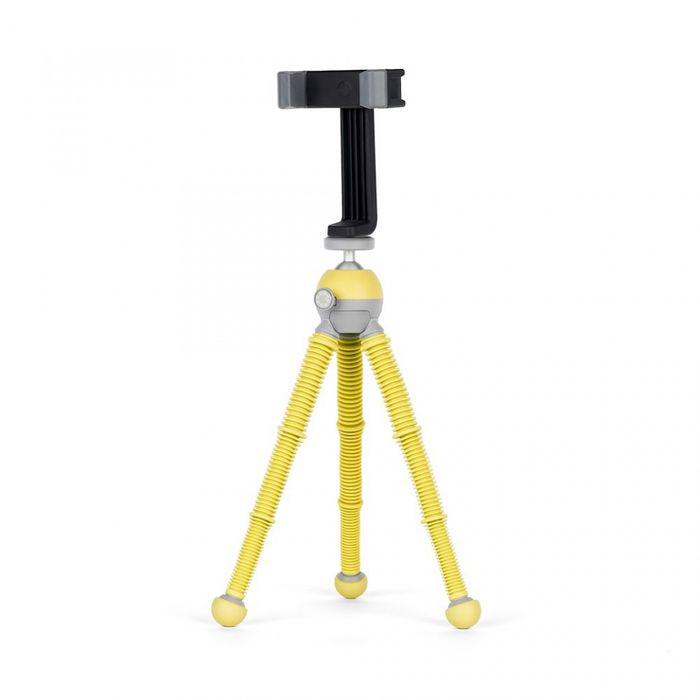 Joby GorillaPod Flexible Tripod Stand - Medium Size Kit with Secure Grip for DSLR, Mirrorless Cameras, Smartphones - Perfect for Travel, Vlogging & Outdoor Photography (Yellow)