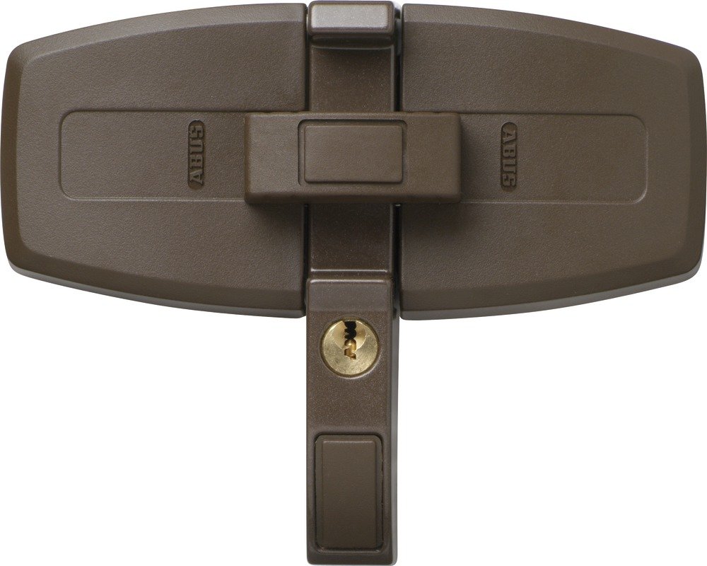 ABUS DFS95 Window Lock for Double-Wing Windows - Simultaneous Locking Security for Sliding & Casement Windows - Home & Office Safety Solution