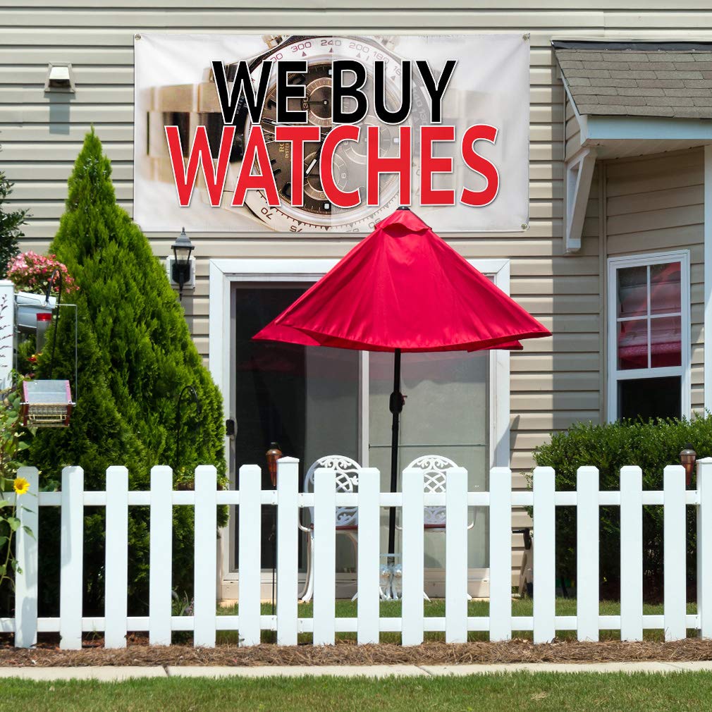 Custom Vinyl Banner 48x96 Inches - Weatherproof Outdoor Business Sign with 8 Grommets | Perfect for Yard Signs, Store Advertising & Industrial Use | Multiple Sizes Available