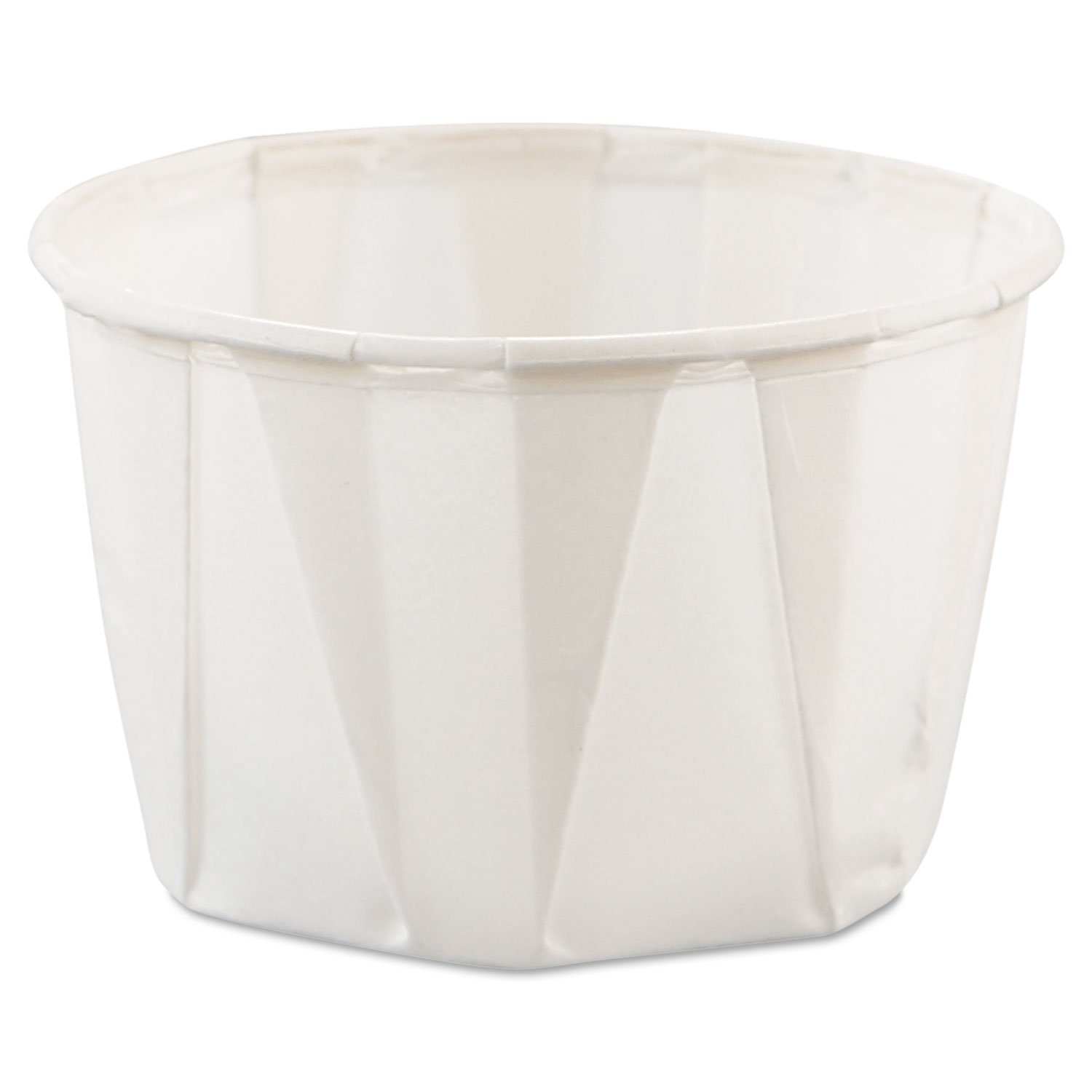 SOLO 200 2oz White Paper Portion Cups - 250/Bag, 20 Bags/Carton (5000 Cups) - Perfect for Food Sampling, Condiments, Dressings & Party Serving