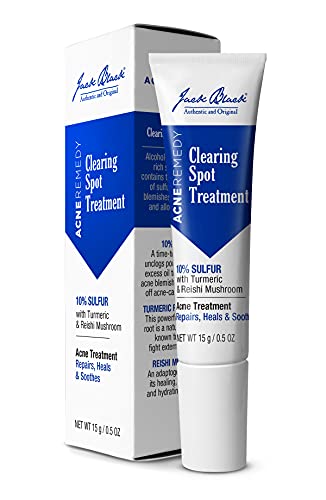 Jack Black Acne Remedy Clearing Spot Treatment for Face - Fast-Acting Blemish & Pimple Solution for Men & Women | Perfect for Oily Skin & Breakout Emergencies