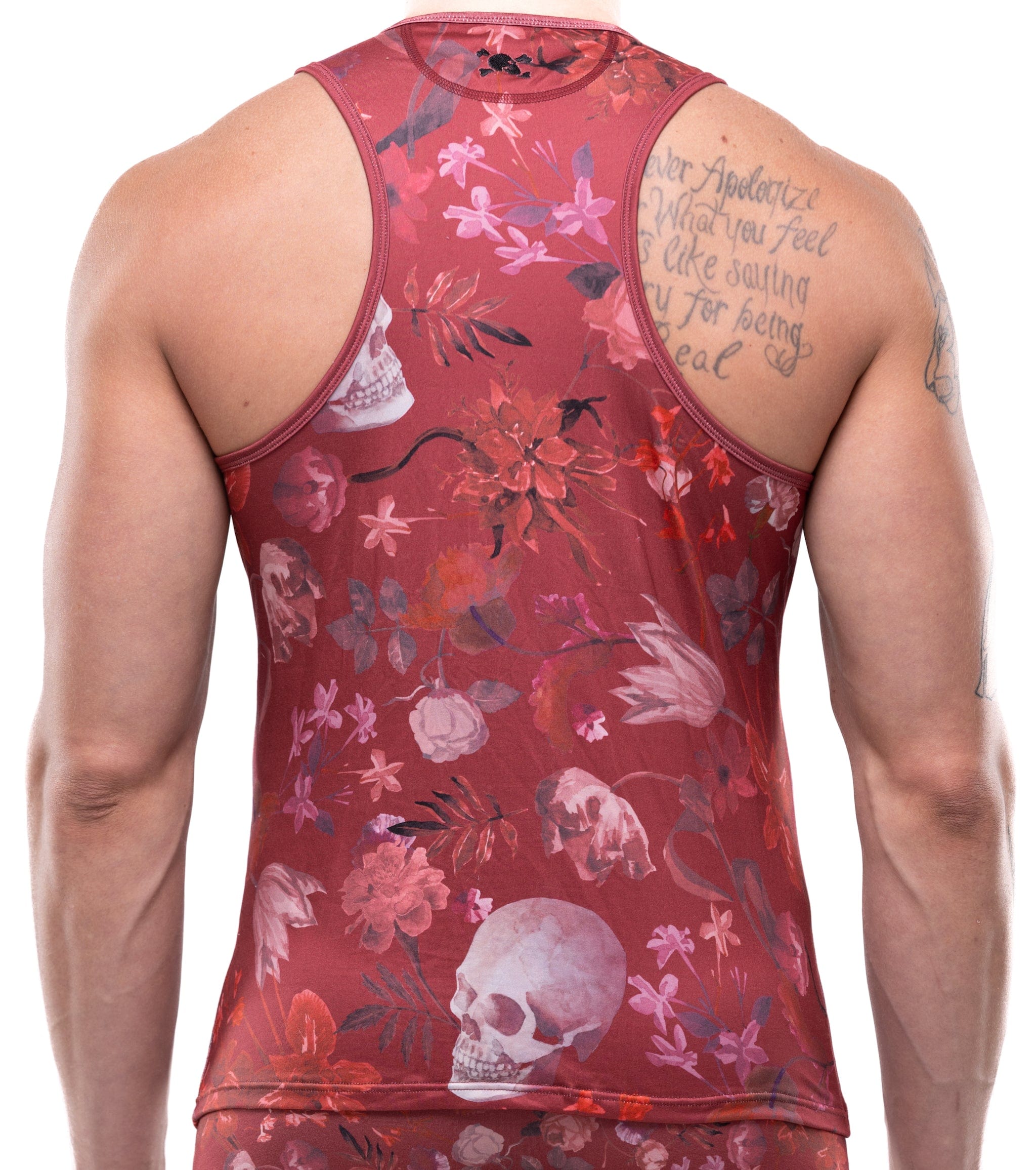 Dutch Floral Print Tank Top for Women - Red Summer Sleeveless Blouse - Perfect for Beach, Vacation & Casual Outfits