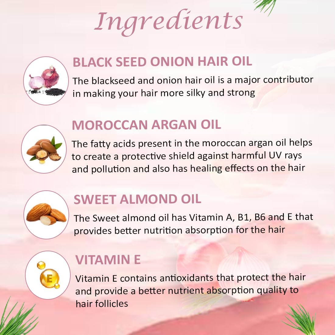 TRUNEXT Onion Black Seed Hair Oil for Hair Growth & Fall Control - 200ml - Natural Scalp Treatment for Thicker, Stronger Hair - Perfect for Daily Use & Hair Care Routine