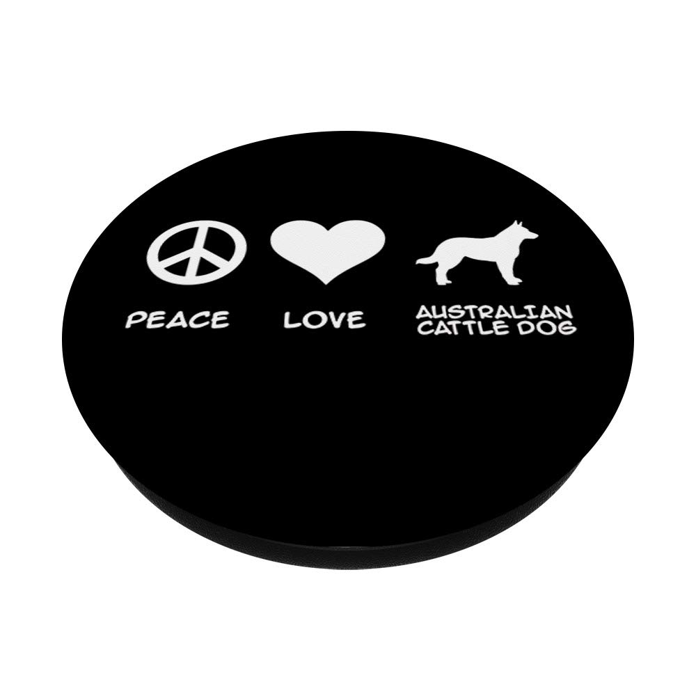 Australian Cattle Dog PopSockets PopGrip - Swappable Phone & Tablet Grip for Dog Lovers | Perfect for Everyday Use, Travel & Work