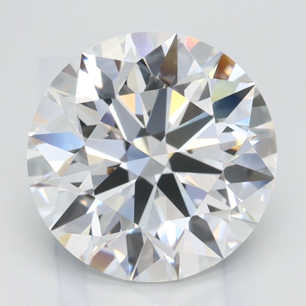 3.35 Carat D Color VVS2 Clarity Round Lab-Created Diamond - Perfect for Engagement Rings & Fine Jewelry