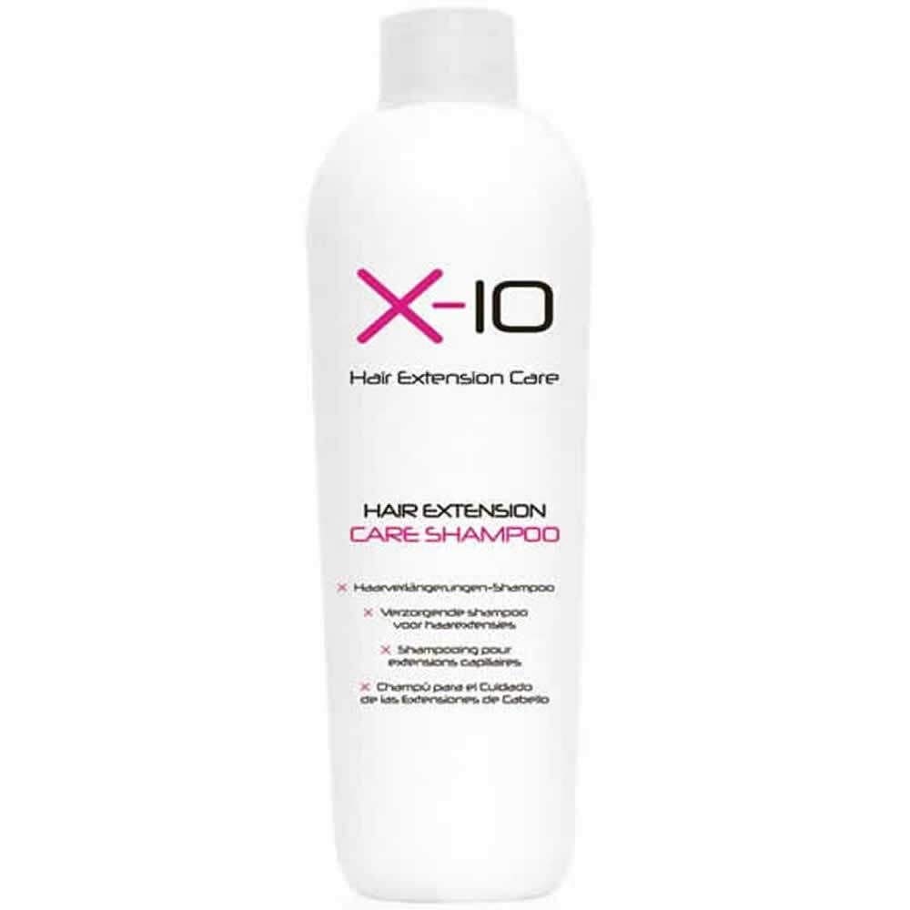 X-10 Professional Hair Extension Shampoo 250ml - Sulfate-Free Formula for Extensions & Weaves - Gentle Cleansing & Moisturizing for Long-Lasting Wear - Perfect for Salon & Home Hair Care