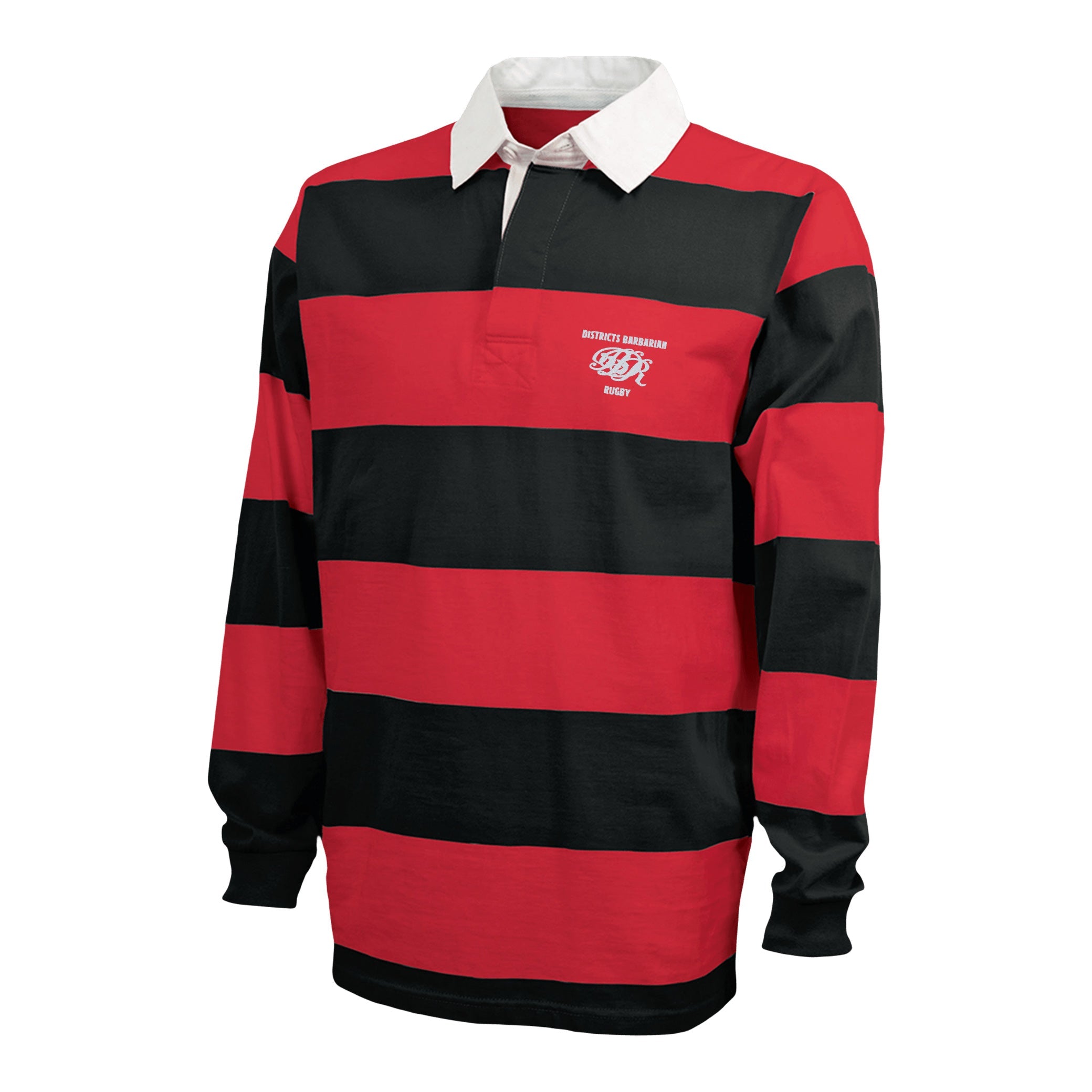 Districts Barbarian RFC Cotton Social Jersey - Comfortable & Breathable Rugby Shirt for Men, Perfect for Sports, Casual Wear & Fan Events