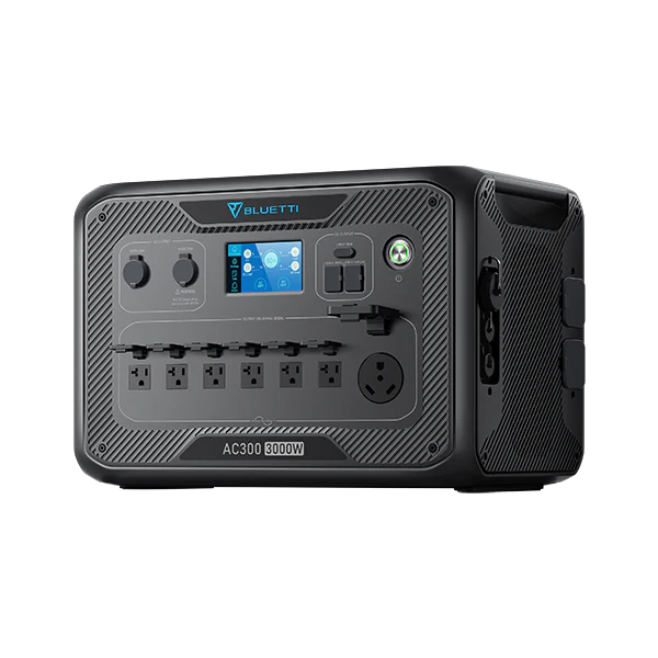 BLUETTI AC300 + B300K Solar Power Station | 3000W 3072Wh Home Battery Backup System for Emergency Power, Camping & Off-Grid Living