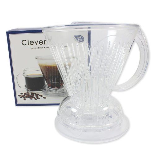 Clever Coffee Dripper - Manual Pour Over Brewer for Perfect Single Cup Coffee | Ideal for Home, Office & Camping Use