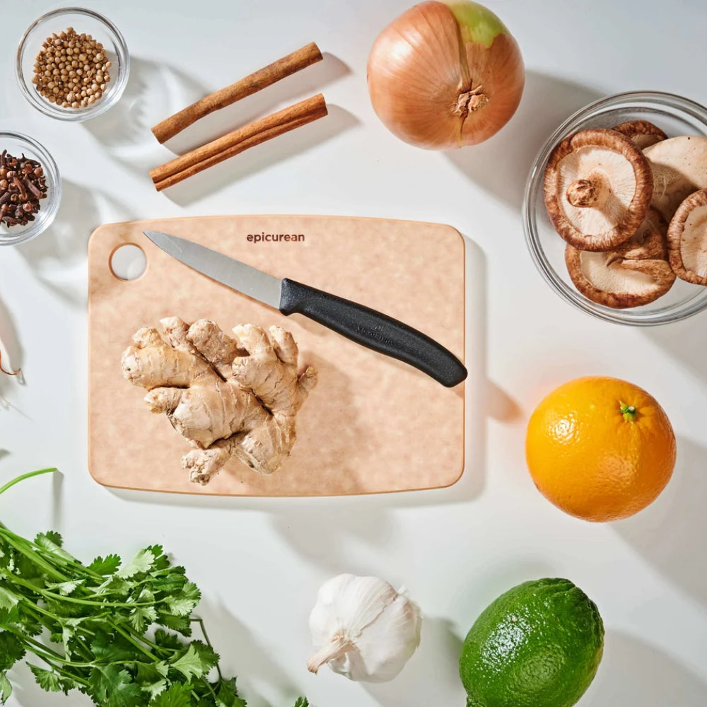 Epicurean Kitchen Series 8 x 6 Inch Natural Wood Cutting Board for Fruits, Vegetables & Meat - Perfect for Home Cooking & Professional Kitchens