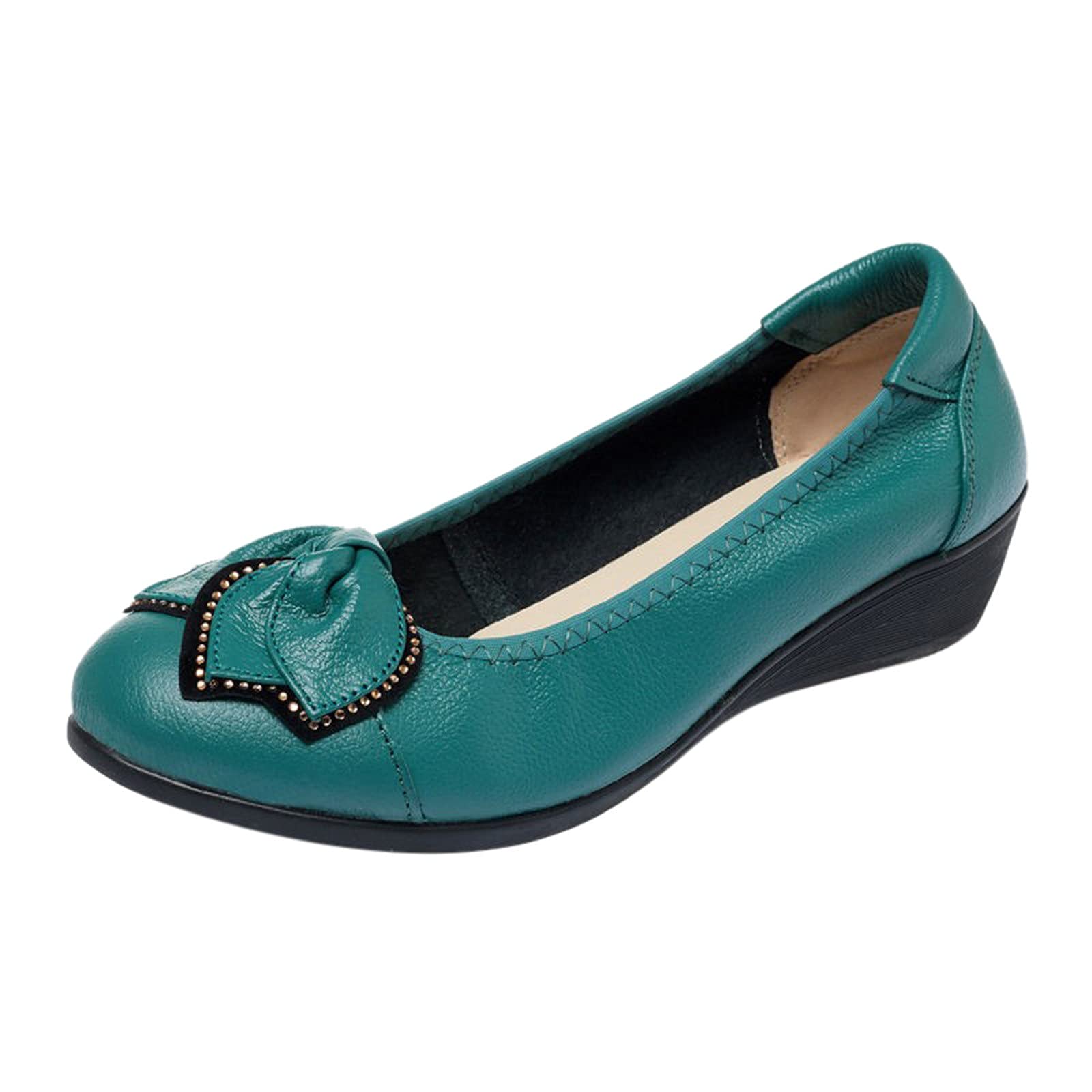 Women's Casual Slip-On Wedge Sandals - Comfortable Outdoor Leisure Shoes for Walking, Travel & Beach - Size 8 | Fashion Ladies Footwear for Everyday Wear