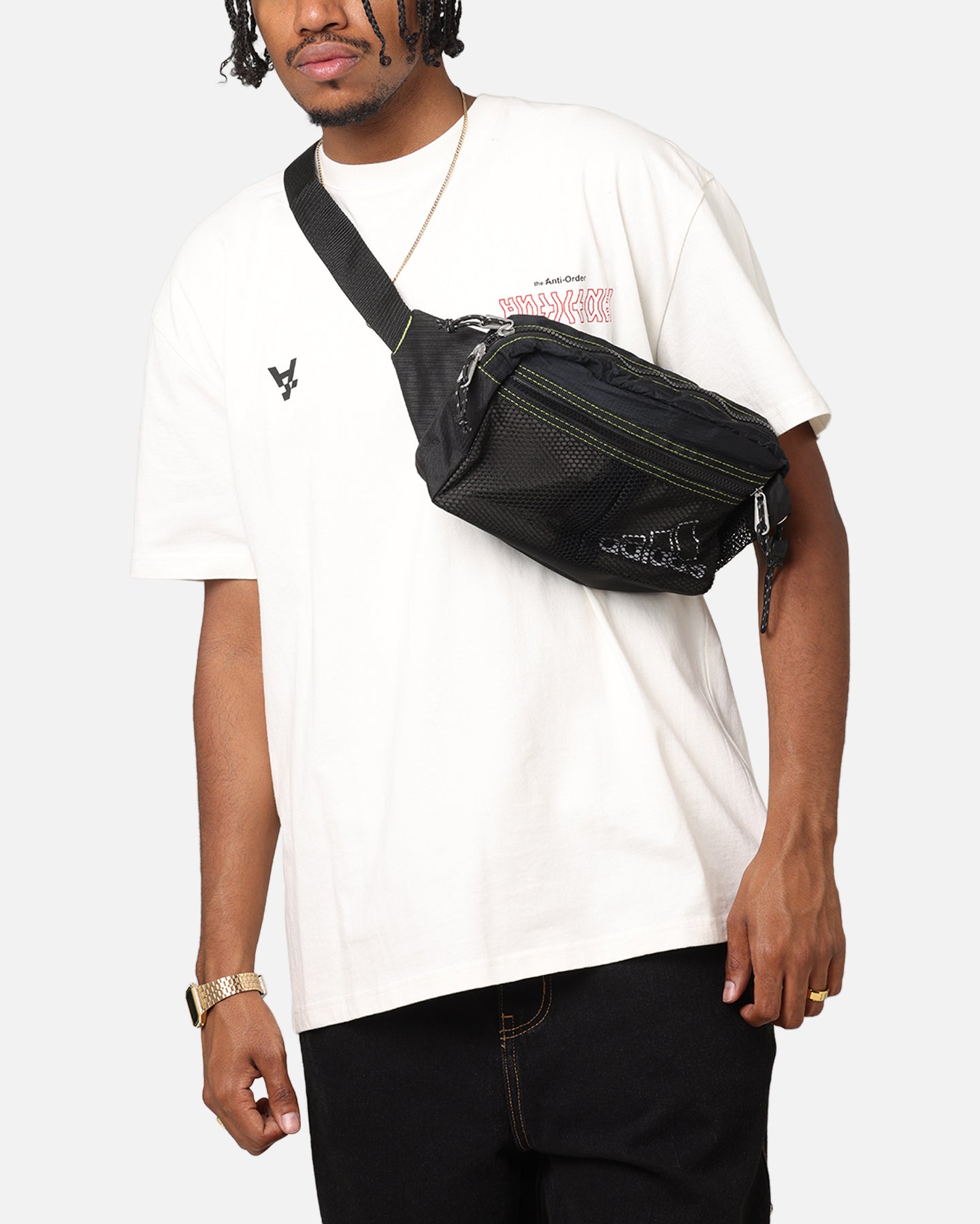 Adidas Waist Bag for Men & Women - Black Crossbody Fanny Pack - Perfect for Running, Travel, and Everyday Use