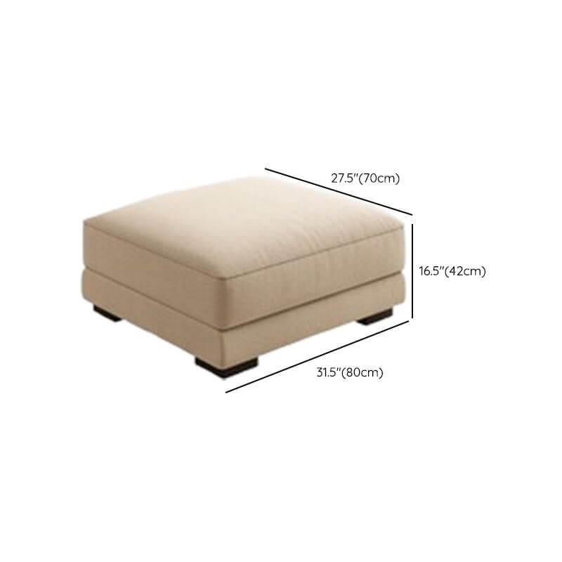 L-Shaped & Straight Left Sofa Chaise with Adjustable Headrest & Natural Wood Support - Perfect for Living Rooms, Home Theaters & Small Spaces