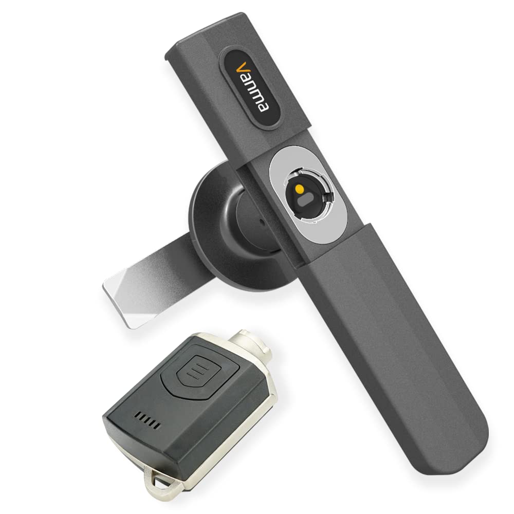 Electronic Passive Padlock with Smart Fingerprint Key - High Security Digital Lock for Home, Office & Storage - Ideal for Lockers, Toolboxes & Security Gates