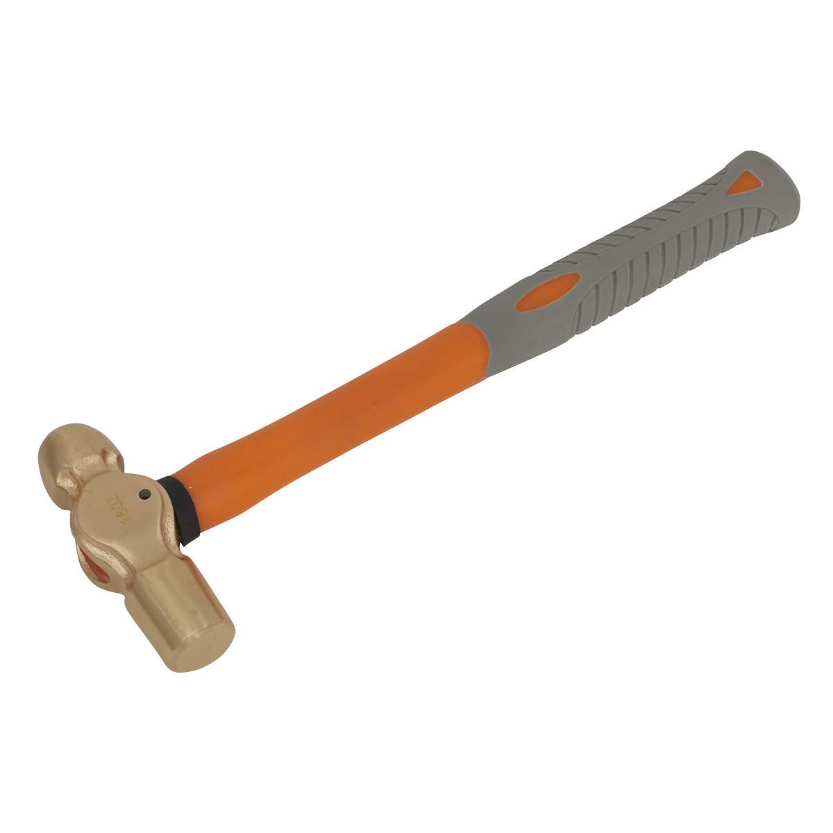 Sealey NS084 16oz Non-Sparking Ball Pein Hammer - Professional Tool for Metalworking, Automotive & Electrical Work - Ideal for Mechanics, Electricians & DIY Projects