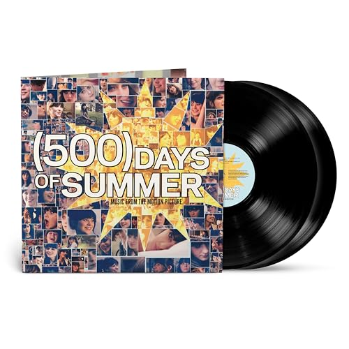 500 Days of Summer Original Motion Picture Soundtrack Vinyl LP - Music from the Romantic Comedy Film - Perfect for Movie Lovers & Vinyl Collectors - Great for Home Listening, Gifts, and Film Music Enthusiasts