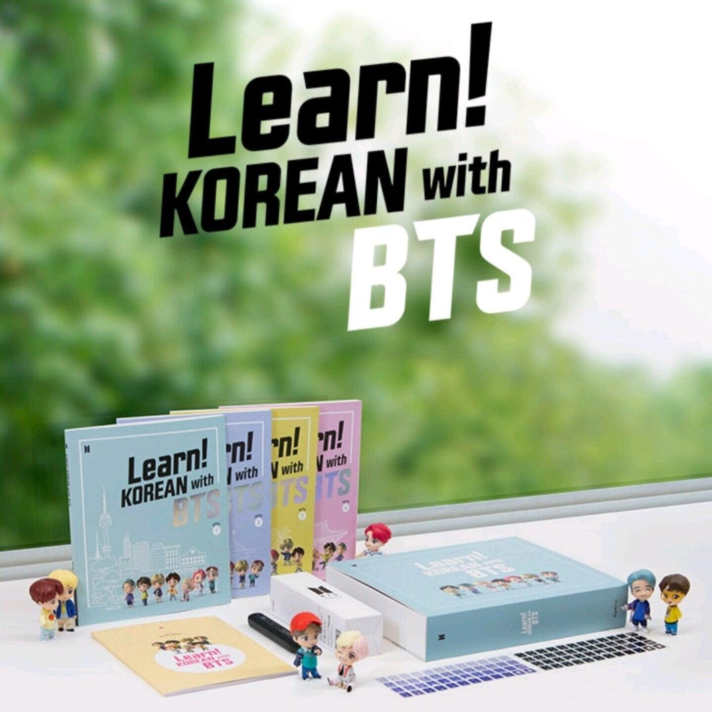 BTS 'LEARN KOREAN WITH BTS' Book Set - Korean Language Learning Book Package for Beginners | Perfect for K-Pop Fans & Self-Study at Home