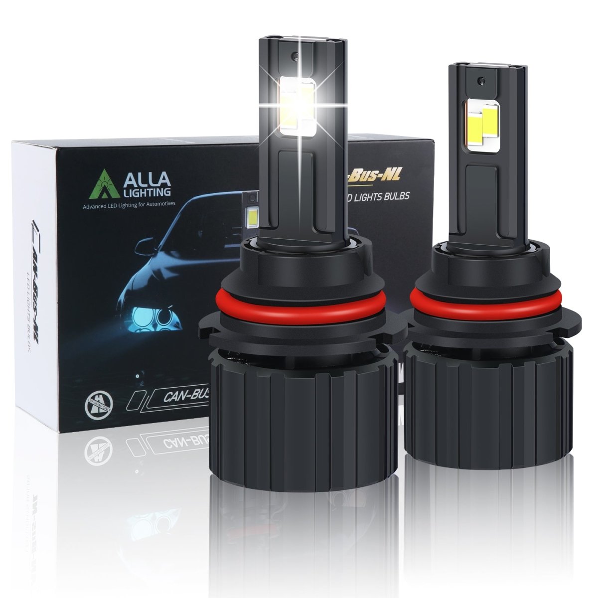 9007 LED Headlight Bulbs CAN Bus Conversion Kit - HB5 White Light Bulbs for Cars, Trucks & SUVs - Perfect for Night Driving & Foggy Conditions