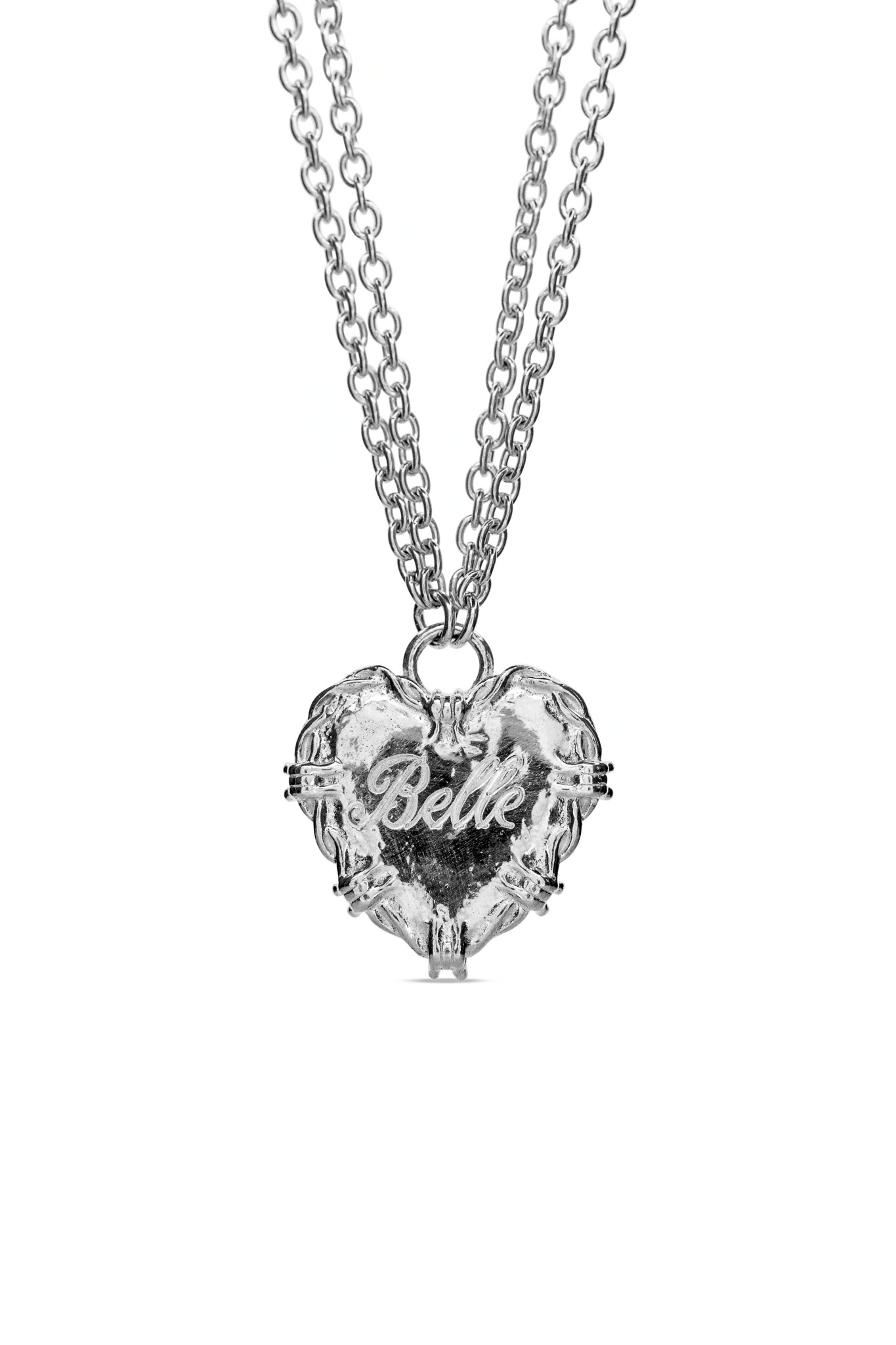 Barbwire Heart Necklace for Women - Gothic Punk Jewelry with Stainless Steel Chain - Perfect for Valentine's Day, Anniversary Gifts & Alternative Fashion Accessories