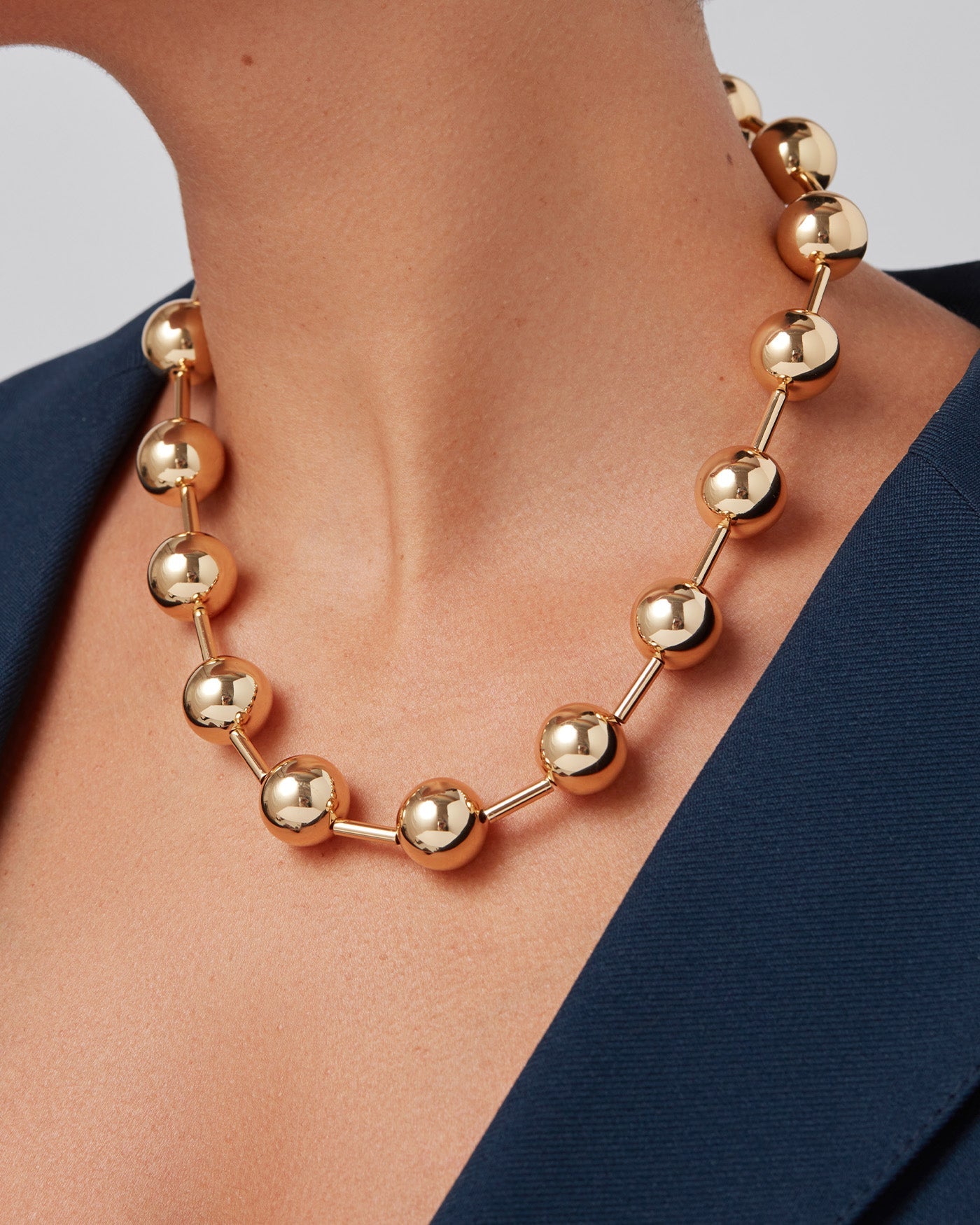 Celeste Mega Necklace for Women - Elegant Gold Plated Statement Jewelry - Perfect for Parties, Weddings & Special Occasions