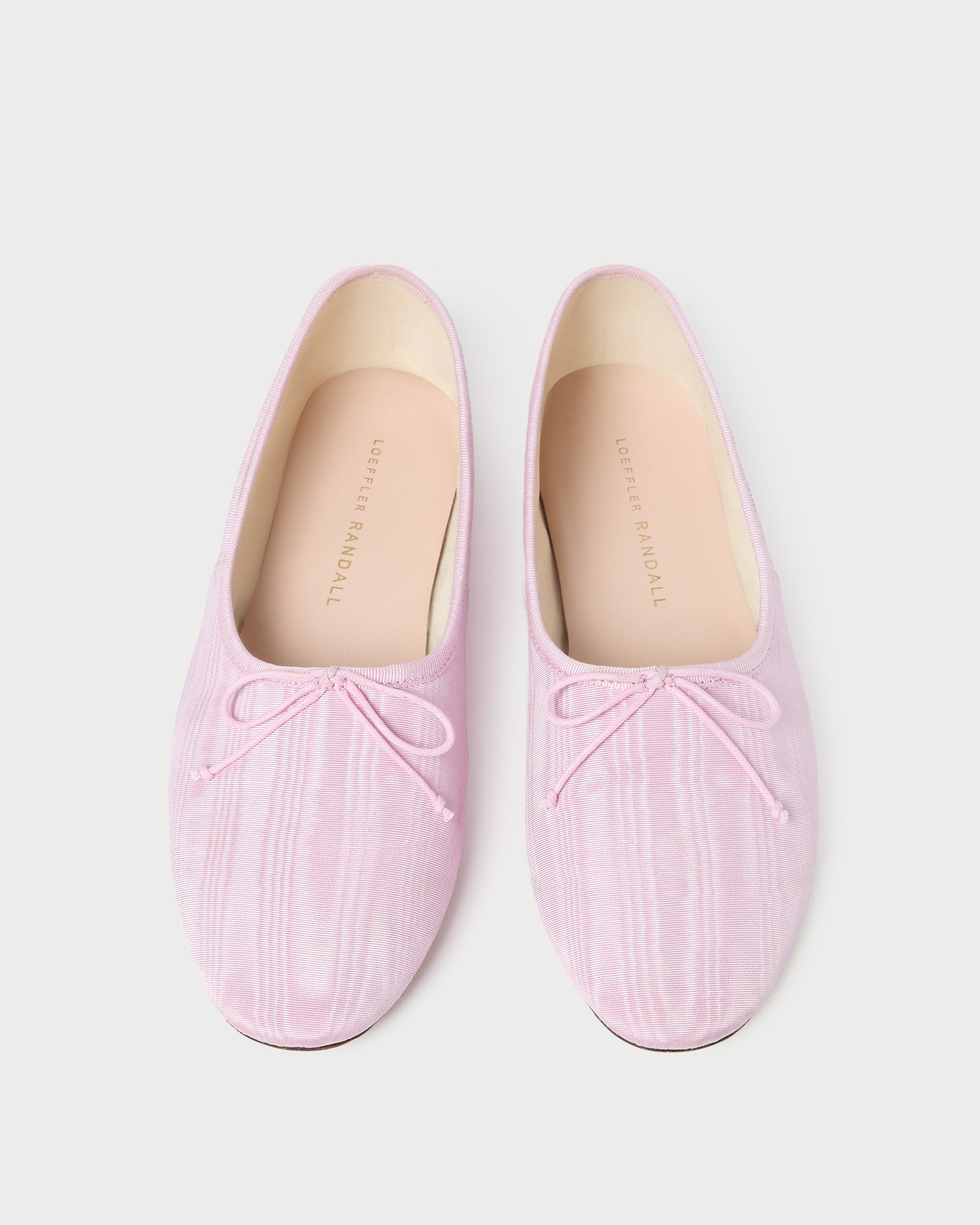 Landon Pink Moiré Ballet Flats for Women - Comfortable & Stylish Slip-On Shoes for Casual Wear, Office, and Parties