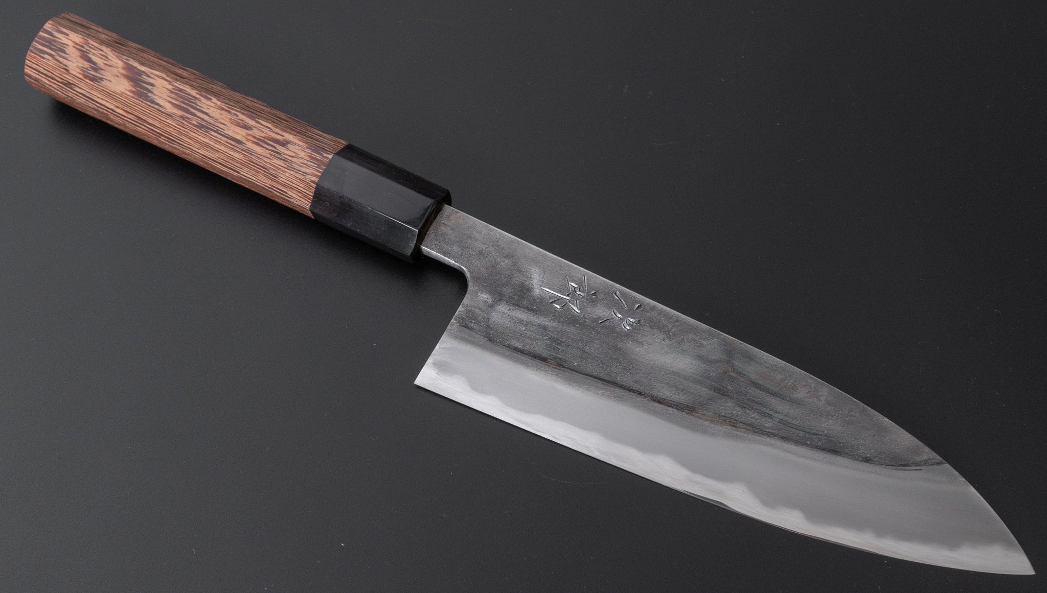 Premium Jiro Tsuchime Petty Knife 150mm - Japanese High Carbon Steel Blade with Taihei Tagayasan Handle (#312) - Perfect for Sushi, Vegetables & Precision Kitchen Tasks