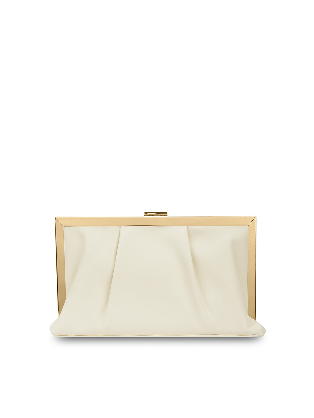 Pleatz25 Medium Frame Clutch Bag for Women - Stylish Crossbody Purse with Adjustable Strap, Perfect for Parties, Date Night & Everyday Use