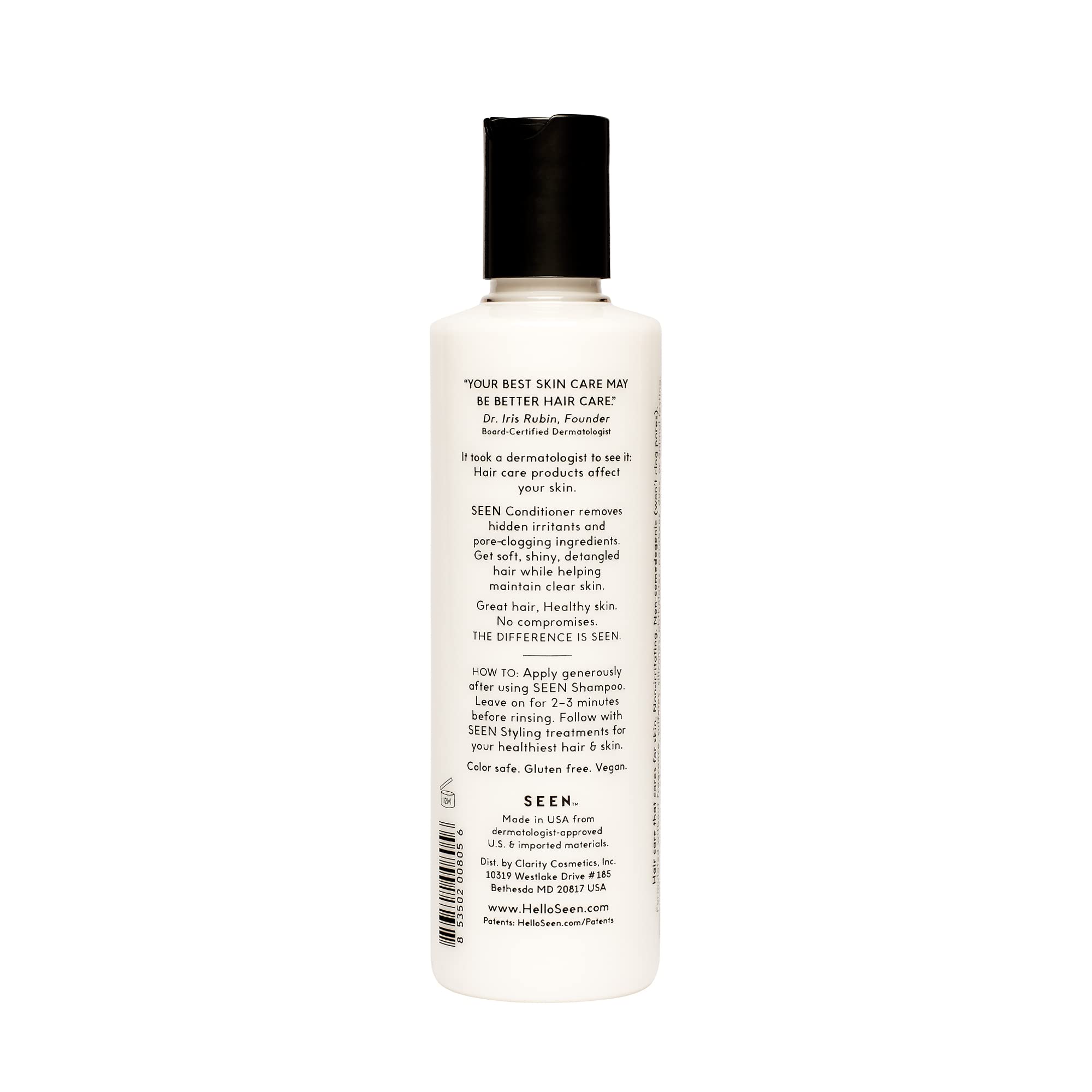 SEEN Magic Serum, Shampoo & Conditioner Set - Fragrance Free, Sulfate-Free & Non-Comedogenic Hair Care Bundle - Dermatologist Developed for Sensitive & Eczema Prone Skin - Perfect for Daily Use & Color-Treated Hair