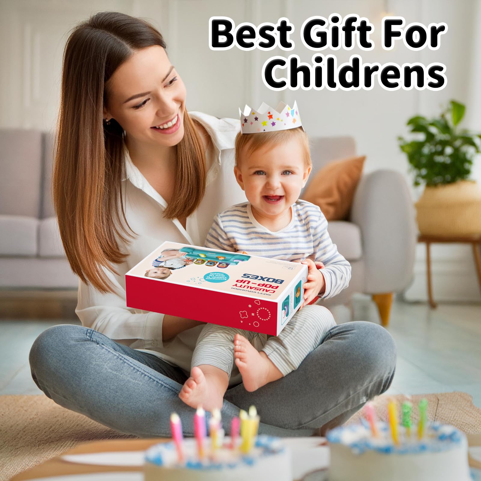 Montessori Musical Toys for 1 Year Old - STEM Learning Gift for Toddlers 1-2 - Perfect for Birthday & Early Education