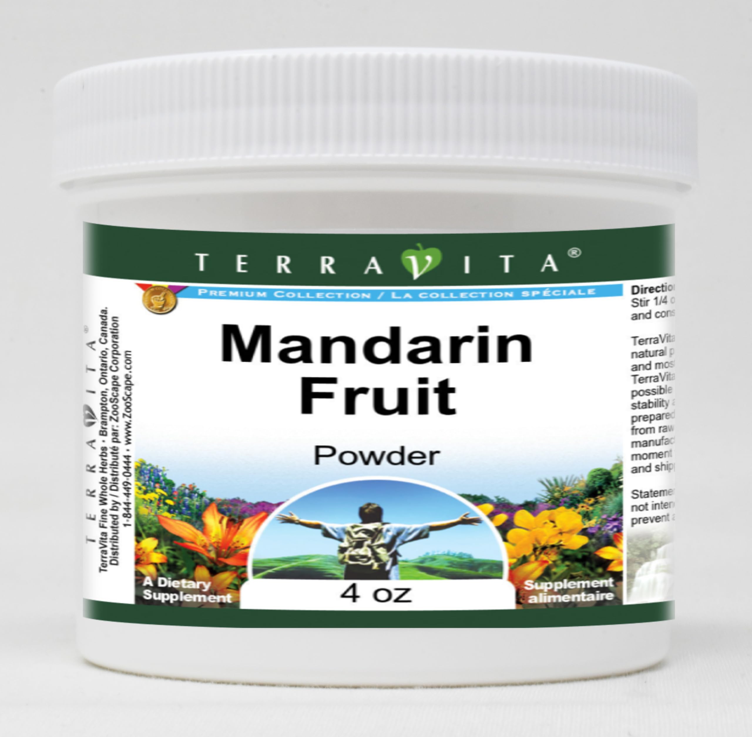 Organic Mandarin Fruit Powder 4oz (2-Pack) - Natural Vitamin C Boost for Smoothies, Baking & Healthy Snacks | ZIN: 520764 | Gluten-Free & Vegan-Friendly